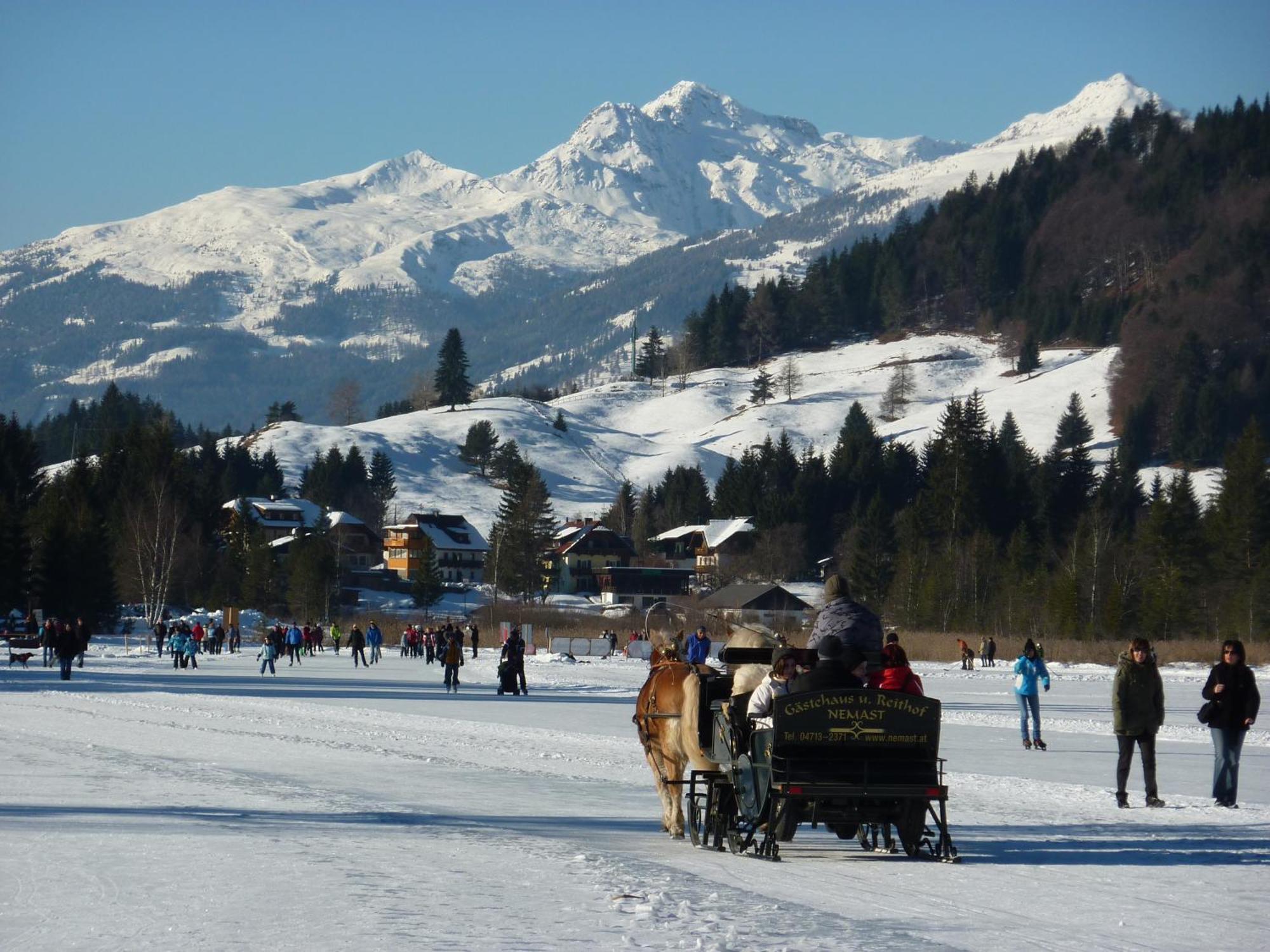 Kraners Alpenhof Bio Bed And Breakfast Pension Weissensee Buitenkant foto