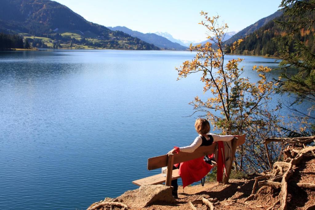 Kraners Alpenhof Bio Bed And Breakfast Pension Weissensee Buitenkant foto